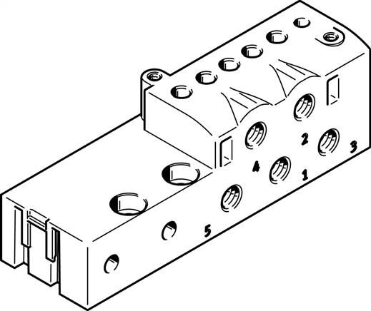 FESTO MHA2-AS-5-M5 (525120) Anschlussplatte