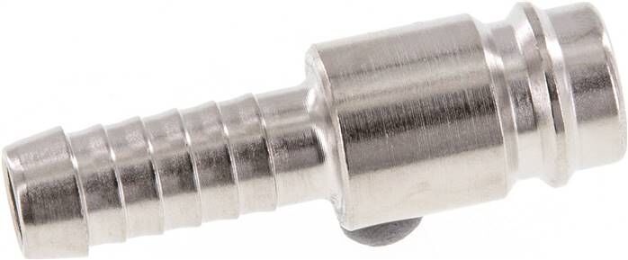 Kupplungsstecker (NW10) 9 (3/8")mm Schlauch, Stahl gehärtet & vernickelt
