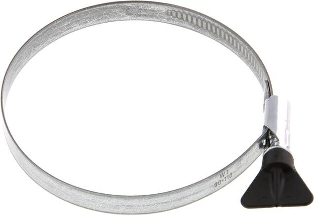 12mm Collier de serrage 90 - 110mm, acier galvanisé (W1) (NORMA)