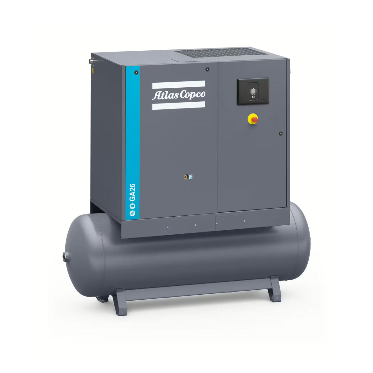 Compressore a vite Atlas Copco GA 26 - 10.0 bar Confezione TM incl. serbatoio 500 L