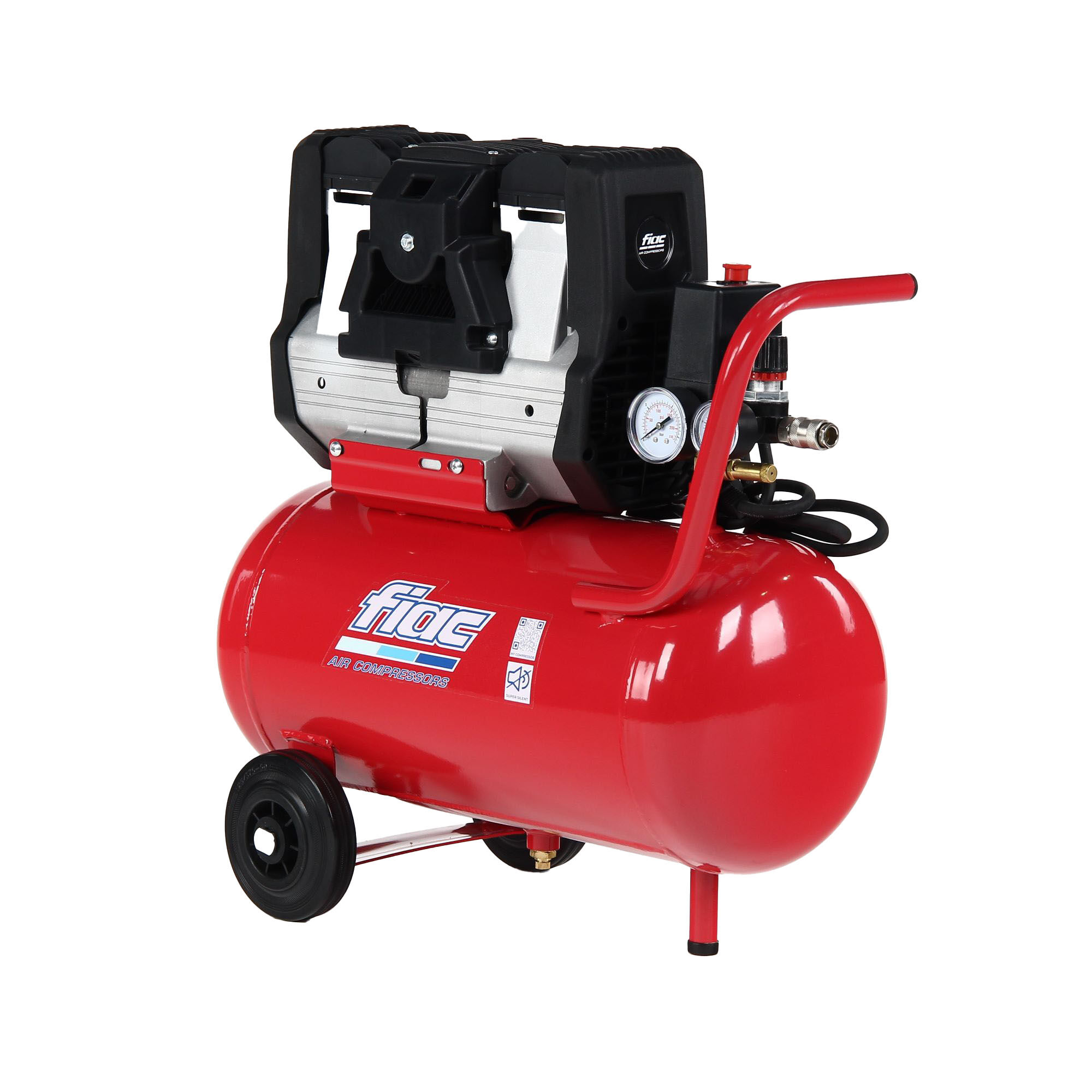 Compressore Fiac SUPERSILENT 24 XS 288 silenzioso 1,5HP 24L (230V)