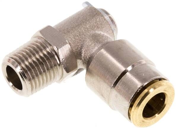 Raccordo a innesto rapido a L ad alta pressione. R 1/8"-6 mm (pos.)