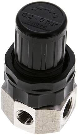 Regolatore di pressione in acciaio inox G 1/4", 0,5 - 6bar (standard)