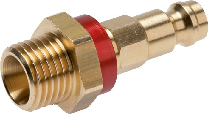 Connettore (NW5) G 1/4"(AG), rosso, ottagono SW10