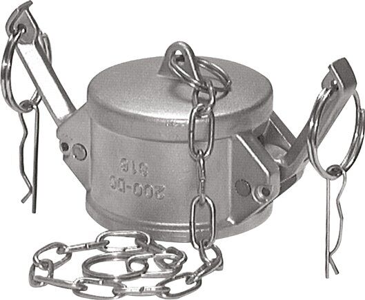 Tappo Kamlock (DC) 5", acciaio inox (1.4408)