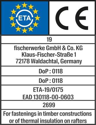 Vite a testa svasata per truciolare, TORX, 6,0x90, acciaio inox A2