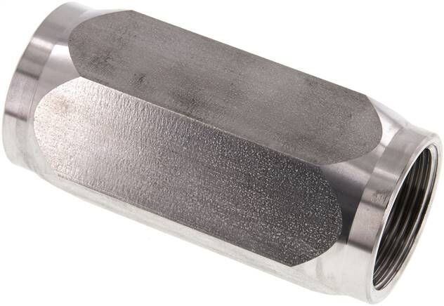 Valvola di ritegno idraulica, G 1-1/4", PN 250, acciaio inox