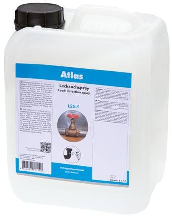 Spray per la ricerca delle perdite, DIN-DVGW, tanica da 5 l (DIN 51)