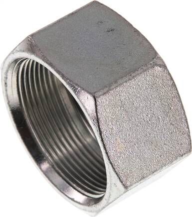 Dado per anello di taglio 38 S (M52x2), acciaio zincato