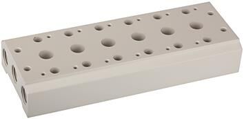 Sottobase multipla per valvole a 5/2 e 5/3 vie / attacco G 1/4, G 3/8 116266