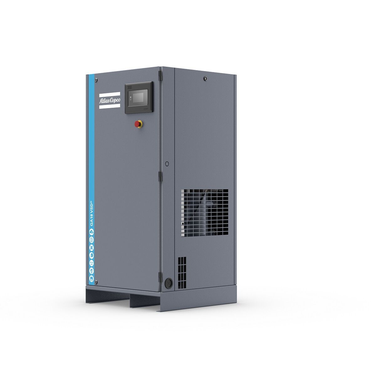 Compressore a vite Atlas Copco GA 5 VSD P a velocità controllata Serbatoio olio MEAC AD2000