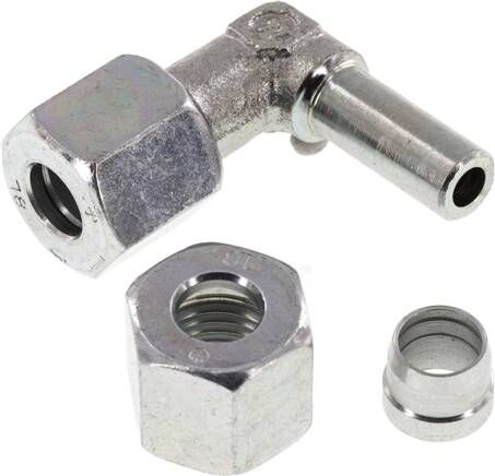 Anello di bloccaggio ad angolo regolabile 8 L (M14x1,5), acciaio zincato