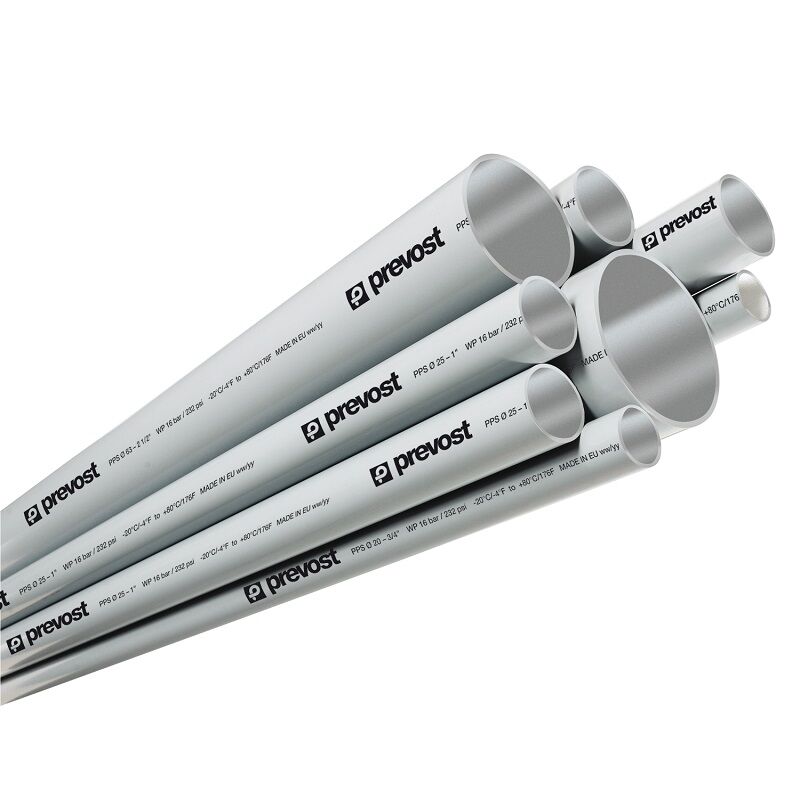 PREVOST - Aluminium-Rohr für Vakuum (Grau) Rohraußen-Ø = 16 mm Länge = 2,9 m