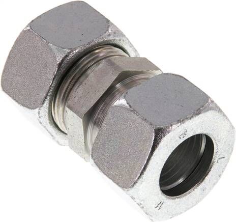 Raccordo ad anello di taglio diritto 18 L (M26x1,5), acciaio zincato
