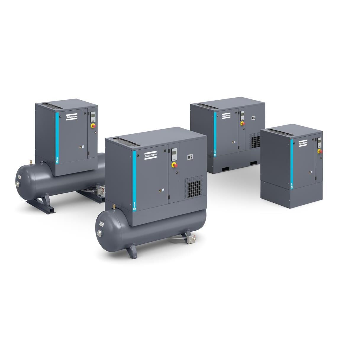 Compressore a vite Atlas Copco G 4 FF -8 bar, incluso essiccatore a refrigerazione