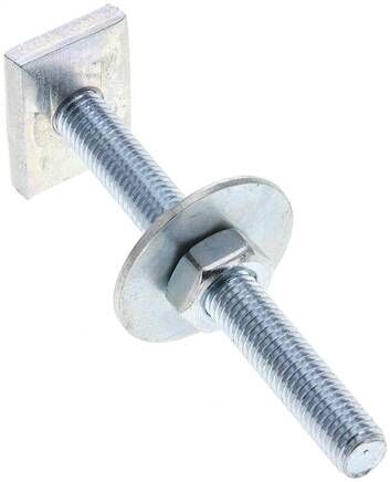 Vite testa martello HS M 10x100, acciaio zincato (33 x 23 x 6), FI HS 38 M10X100