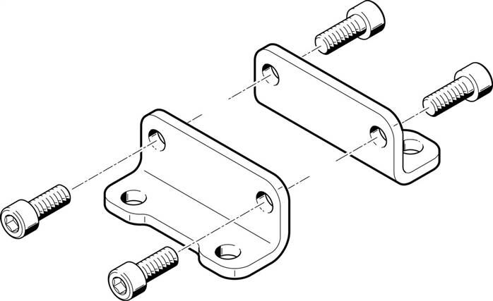 FESTO HNA-80-R3 (537260) Fußbefestigung