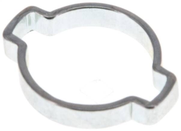 collier de serrage à 2 oreilles 14 - 17mm, acier galvanisé (W1)
