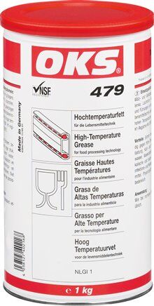 OKS 479 - Grasso per alte temperature (NSF H1), lattina da 1 kg