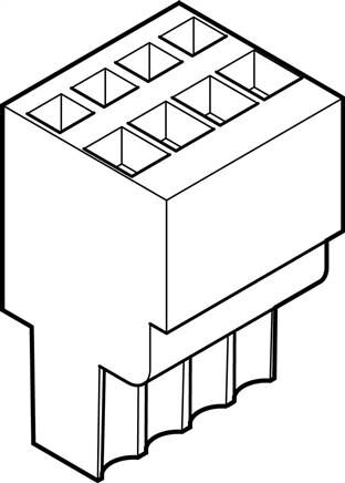 FESTO NECC-L2G4-C1 (8024782) Stecker