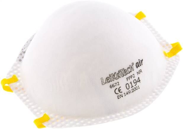 Semimaschera respiratoria, senza valvola, livello di protezione FFP 2