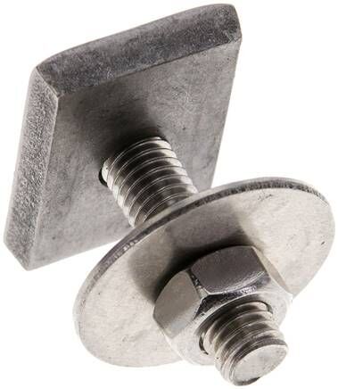 Vite con testa a martello HS M 8x30, acciaio inox A4 (33 x 23 x 6)