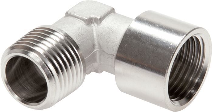angolo di avvitamento a 90° G 3/8"(IT)-R 3/8"(ET), 1.4404