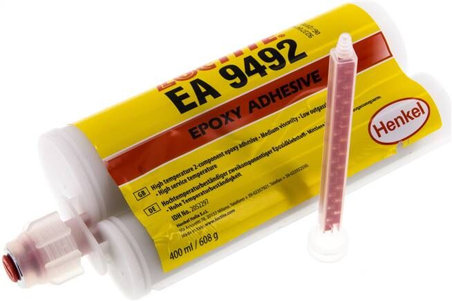 Adesivo epossidico 2K LOCTITE, doppia cartuccia da 400 ml (2:1, sistema C) 9492/400