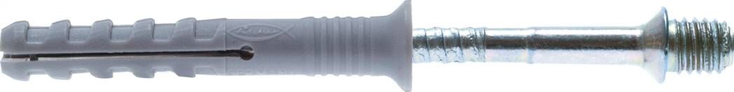 Tassello a chiodo FISCHER 6x40, confezione da 50 pezzi, chiodo con filettatura esterna metrica M 6 x 7