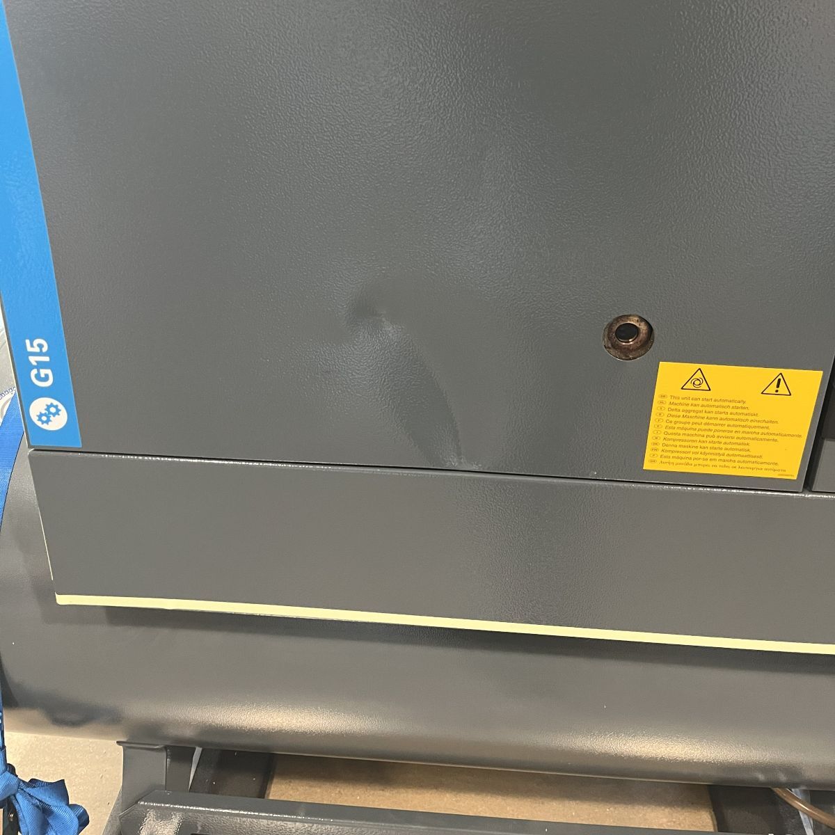 Compressore a vite Atlas Copco G 15 P - 10 bar  incl. serbatoio 270 litri