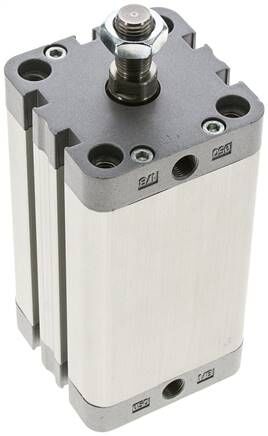 ISO 21287-Zylinder, doppeltw., Kolben 50mm, Hub 80mm, Kolbenstange AG