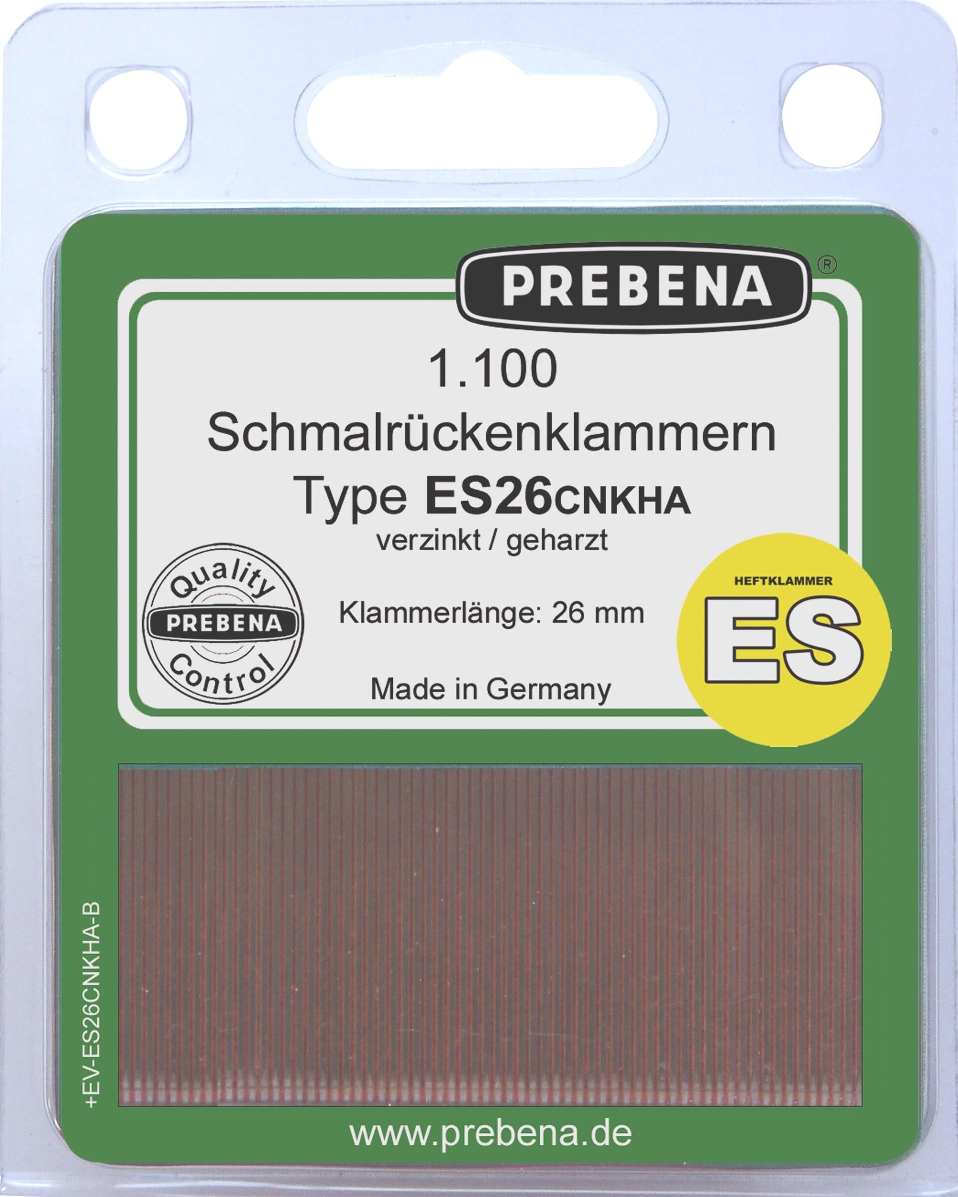 Prebena Heftklammern im Blister ES26CNKHA-B