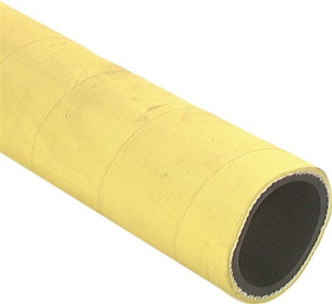 Tuyau en caoutchouc pour air comprimé et eau 76 (3")x95mm, jaune
