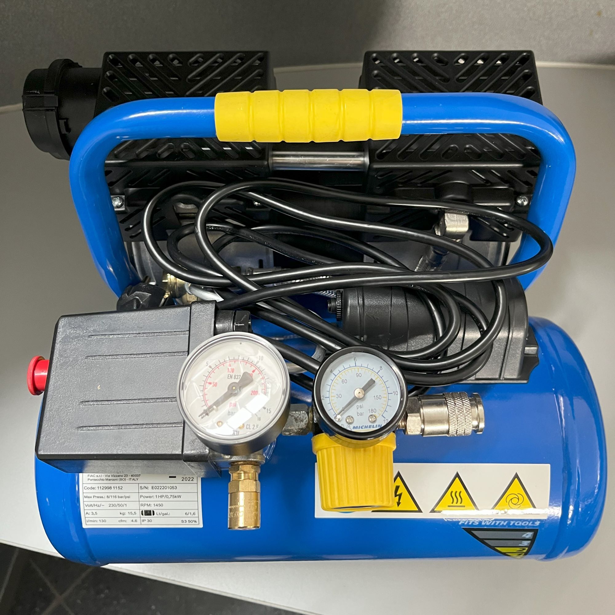 ESPOSITORE Compressore portatile MICHELIN,  MX 6/1-R5002-230/50