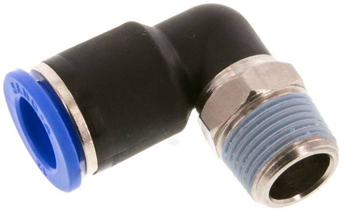 Connettore push-in angolare R 3/8"-12mm, standard IQS