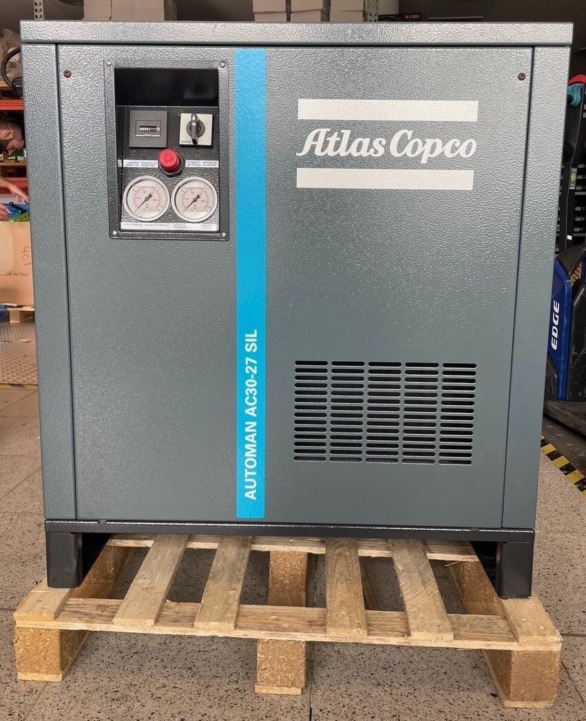 Compressore a pistoni Atlas Copco Automan AC30-11 bar SIL TM27 D 230/1 incluso serbatoio 27 L