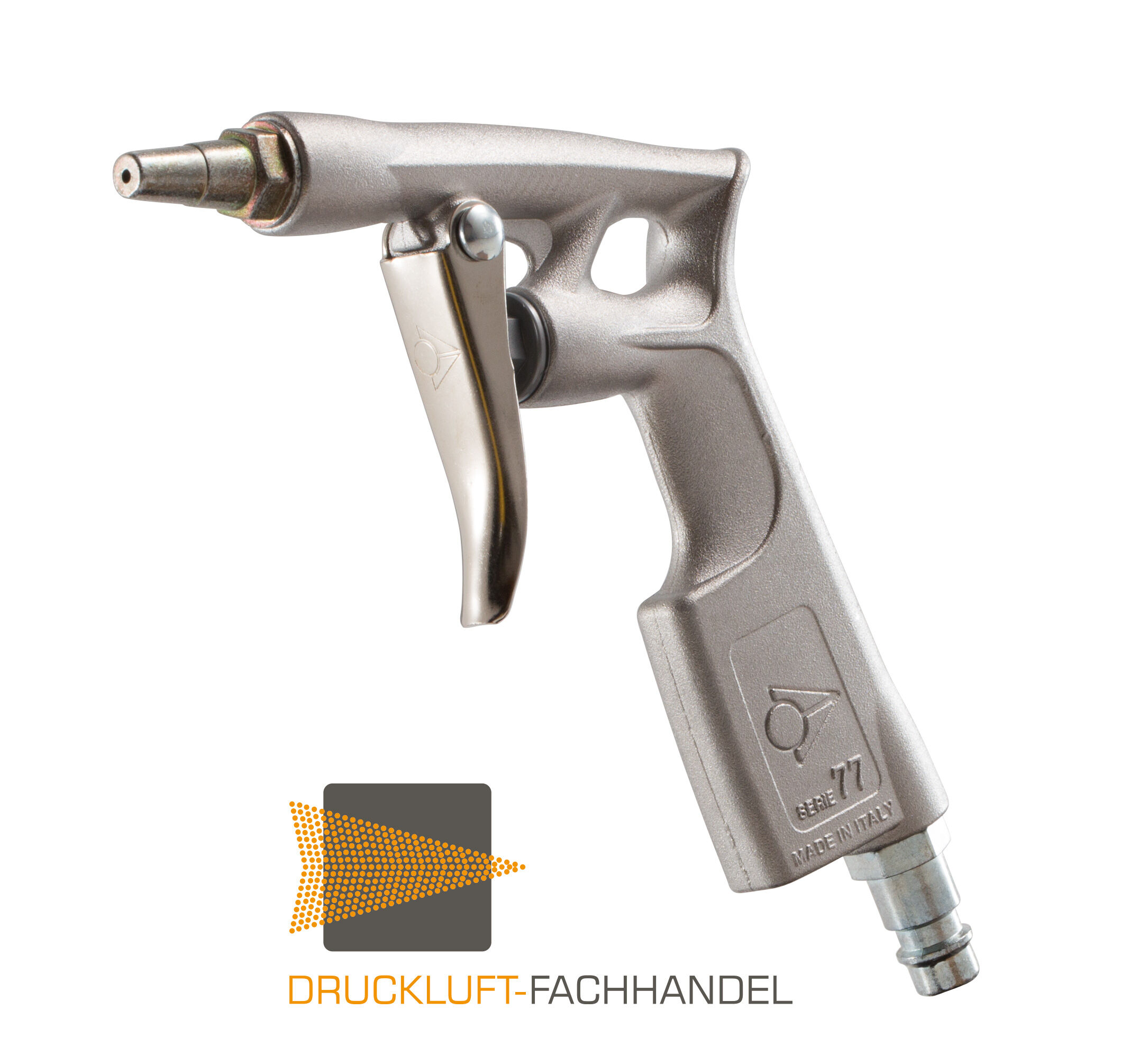 DF-Blaspistole aus Aluminium - dosierbar - mit Stecknippel NW 7,2