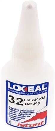 LOXEAL Supercolla, 20 g, Alta resistenza - polimerizzazione super rapida