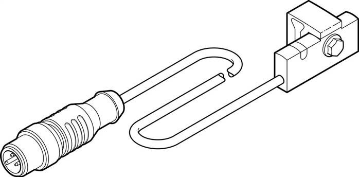 FESTO SMT-C1-PS-24V-K-0,3-M12 (571341) Näherungsschalter