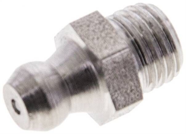 Ingrassatore conico dritto, M 8x1 (conico), 1.4305