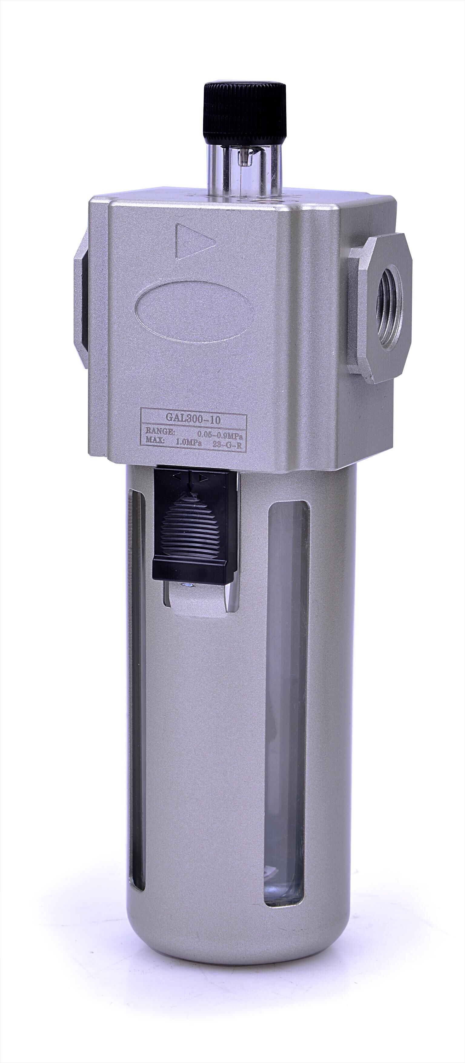 Lubrificateurs à brouillard série -G- / G 1/2 / 2650 l/min / avec réservoir en polycarbonate et panier de protection 178486