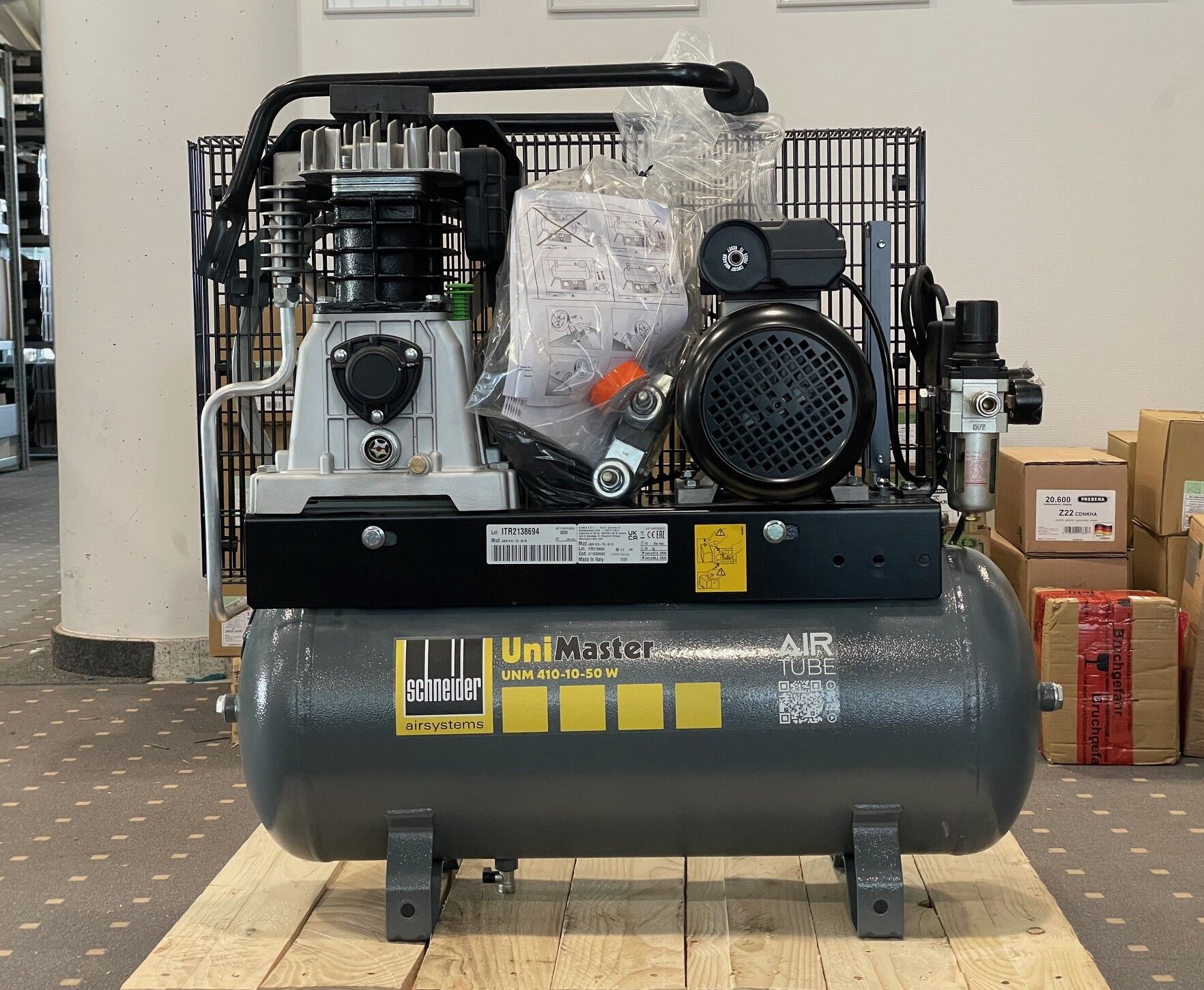 Compressore Schneider UNM 410-10-50 W - il tuttofare! 4116028092 Nuovo modello 2024