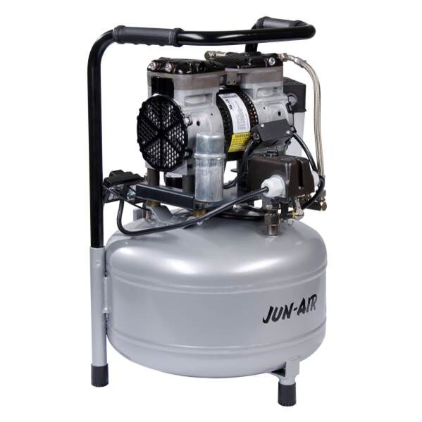 JUN-AIR leiser Kompressor 87R-25B ölfrei mit Filterdruckminderer JUNAIR