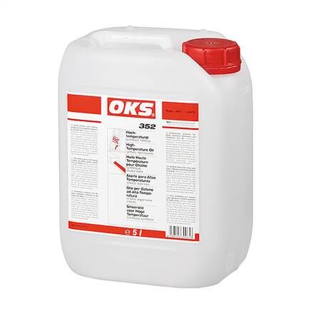 OKS 352, olio per alte temperature, colore chiaro, tanica da 5 l (DIN 51)