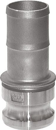 Tappo Kamlock (E) 38 (1-1/2")mm di tubo, acciaio inox (1.4408)