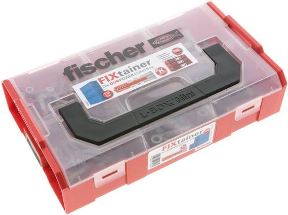 FIXtainer - Scatola di tasselli DUOPOWER da 120 pezzi.