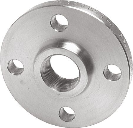 Flangia filettata DN20-PN16 (DIN), Rp 3/4", DIN 2566, 1.4571