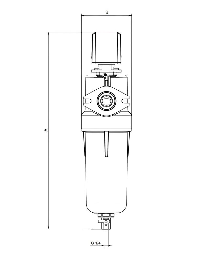Filtro antiparticolato Atlas Copco PDp 75+ senza inPASS