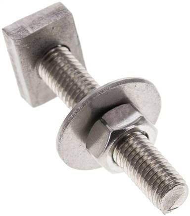 Vite con testa a martello HS M 8x50, acciaio inox A4 (22 x 14 x 5)