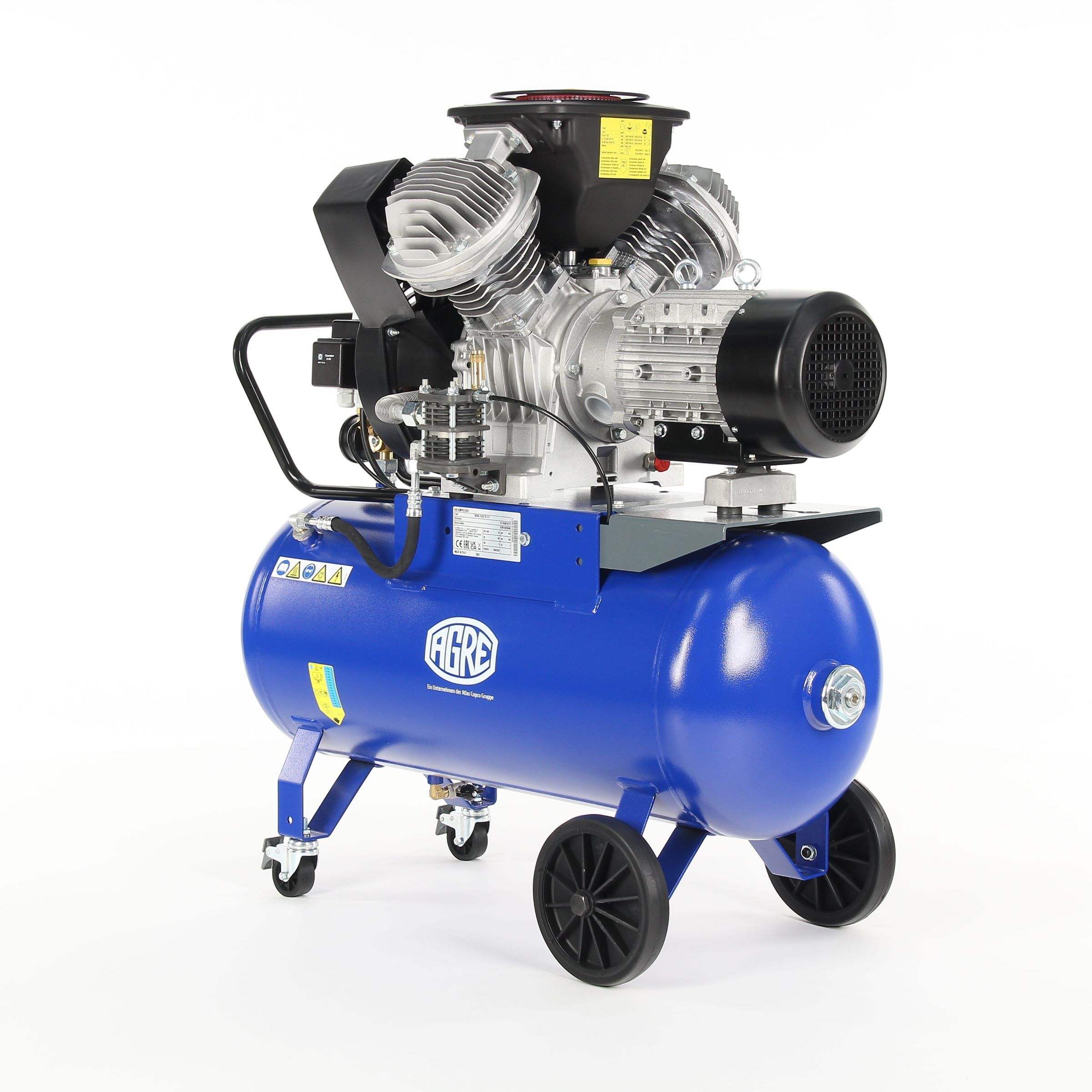 AGRE Industrie-Kolbenkompressor Typ BOSS 7002 D 2.0 fahrbar, 4116002223
